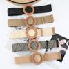 Korean Style Fashion Belts for Woman 100cm Creative Straw Plaited Style Belts Woman Windbreaker Coat Belt Waistband