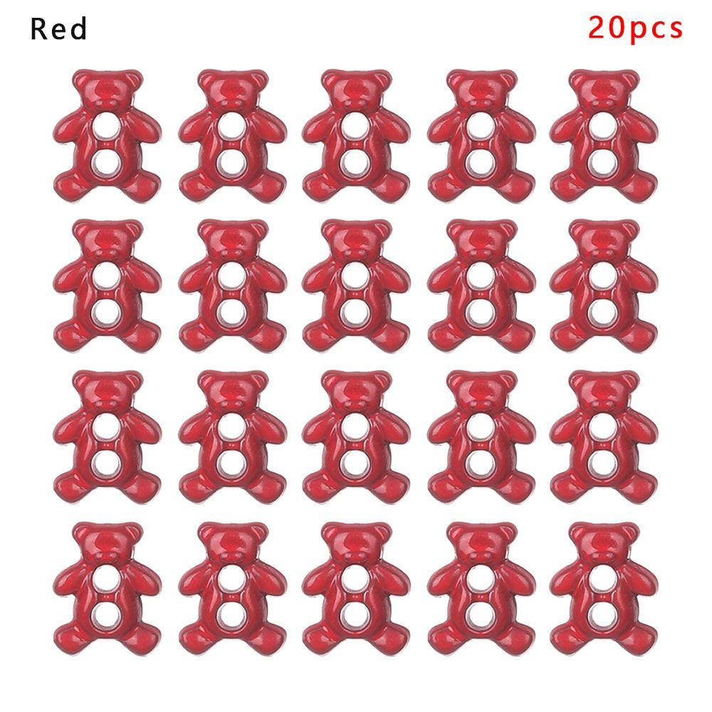 Craft Bear Pattern Decoration DIY Doll Clothes Mini Buttons Clothing Sewing Buckle Metal Buckles