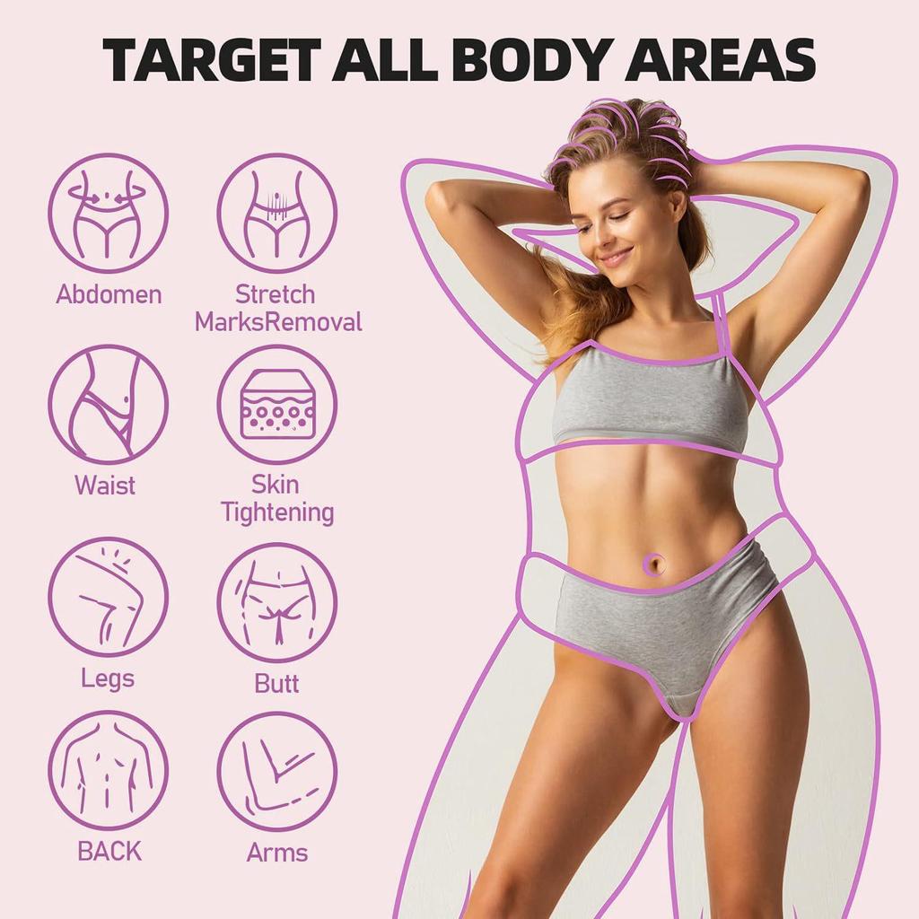 Ручной электрический массажер для скульптурирования тела с тканевым чехлом - Портативный, многофункциональный жиросжигатель для использования по всему телу