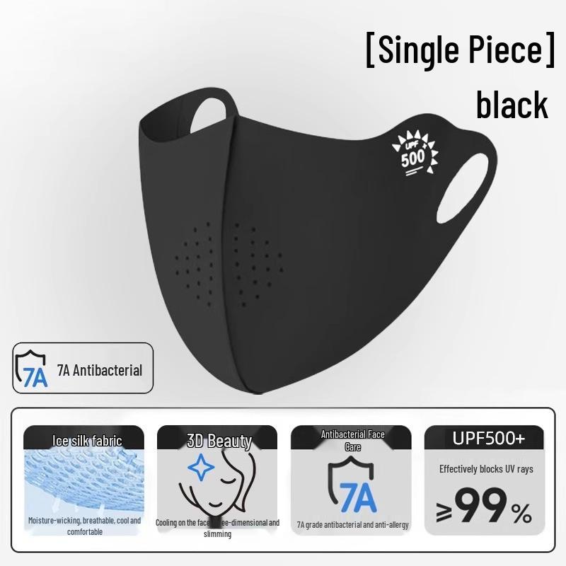 2025 Women's Anti-UV Ice Silk Full Face Sunshade Mask with Eye Protection - Breathable Summer Design