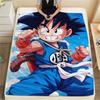 Dragon Ball Character Goku pattern Flannel Blanket, High quality Comfortable for All Seasons, Home Decor, Warmth and Comfort, Perfect for Gifts.