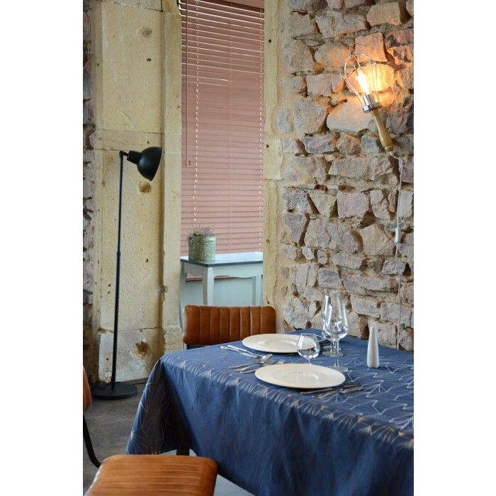 Nappe 145x240cm Facette rouge