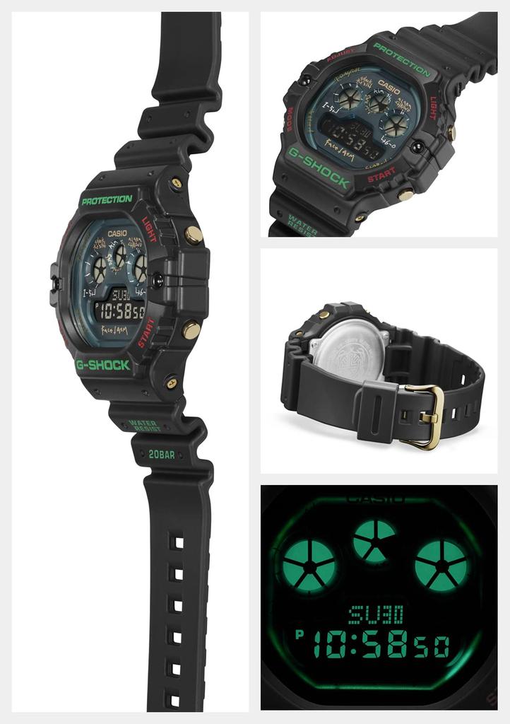 Watch FACETASM Collaboration Model Black [Casio] G-Shock DW-5900FA-1JR [] Men's