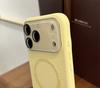 Защита объектива камеры Жидкий силиконовый чехол для телефона для iPhone 17 16 15 14 Pro Max Ударопрочный Мягкий Для Magsafe Магнитная крышка