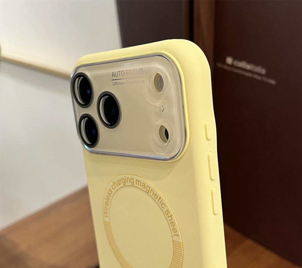 Защита объектива камеры Жидкий силиконовый чехол для телефона для iPhone 17 16 15 14 Pro Max Ударопрочный Мягкий Для Magsafe Магнитная крышка