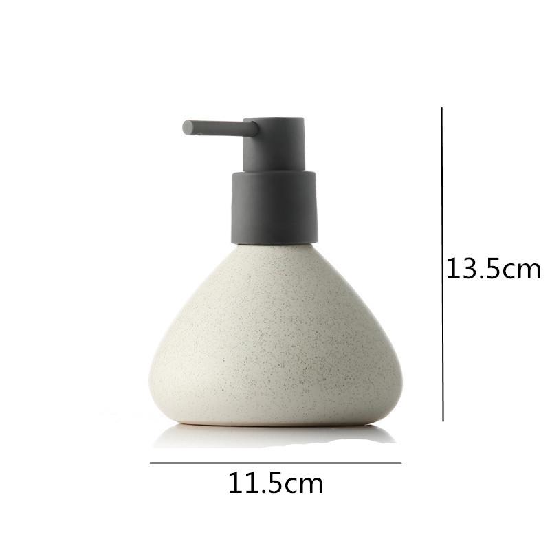 Бутылка для лосьона Nordic Ceramics 280 мл 500 мл Конический пресс Бутылка Товары для ванной комнаты Бутылка для дезинфицирующего средства для рук Контейнер для геля для душа