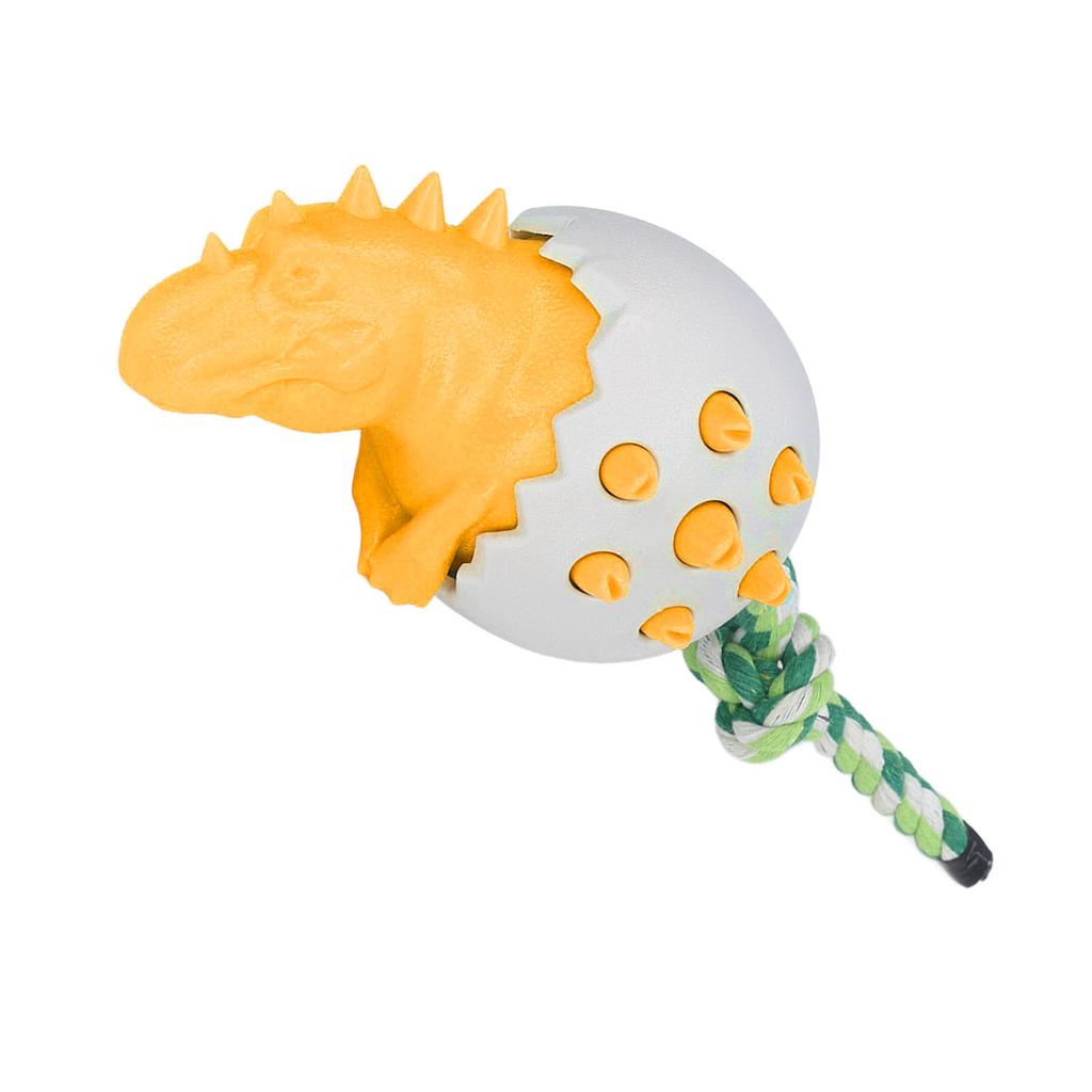 Dinosaur Egg Dog Chew Toys Bite Resistance Dog Toothbrush Chew Toys for Dog Dental Care