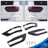 Yaltiroq Qora Orqa Chiroq Chiroq Qopqog'i Trim Bezellari Jeep Grand Cherokee uchun 2014-2021