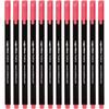 Fineliners - Colortime - Triangular Model - Pink Color - Thickness 0.6-0.7 Mm - Pack of 12 Pieces