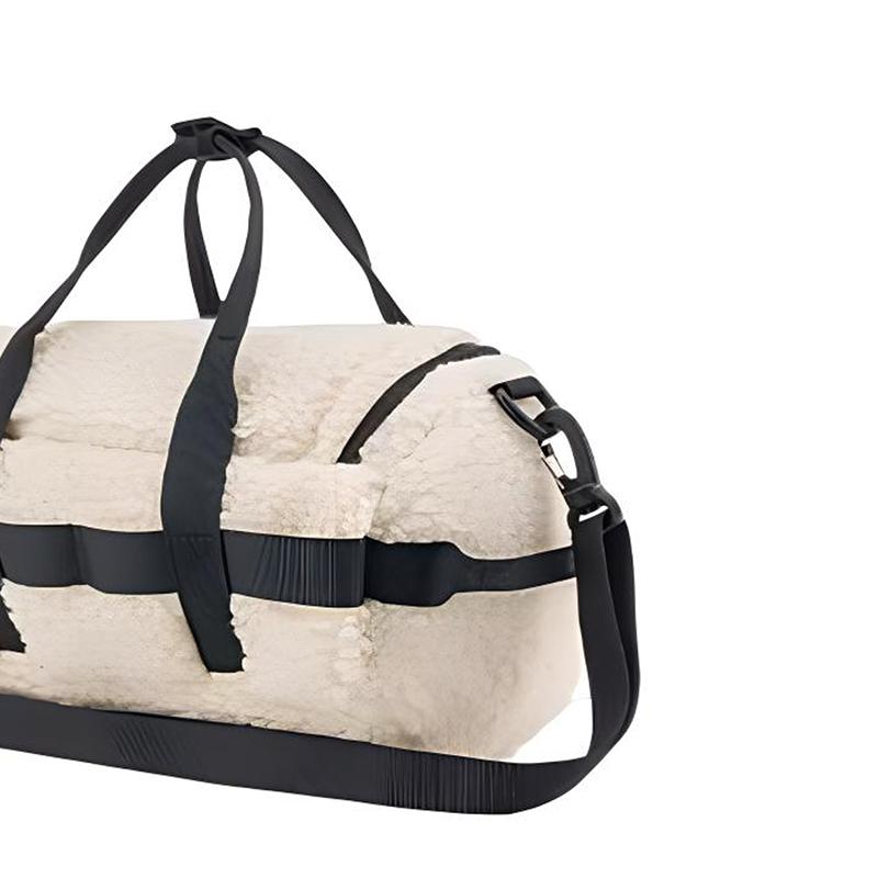 The North Face 6л Модная Универсальная Портативная Ручная Сумка Через Плечо Сумка для Улицы Имитация Овечьей Шерсти Песчаник Женские сумки NF0A8B26-3X4