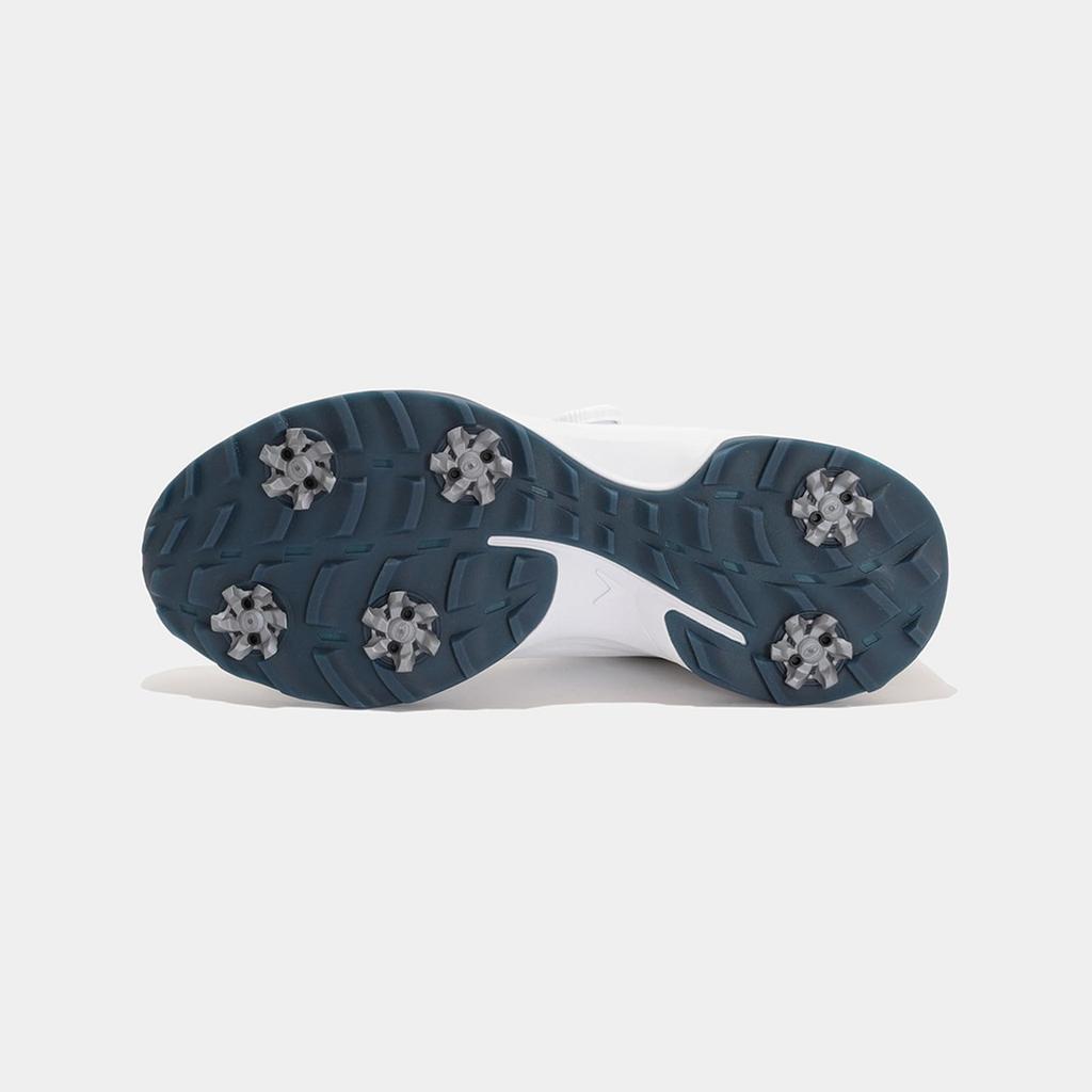 Стандартные гольф-туфли AEROSPORTS C24996110 x Темно-синие см [Обувь Callaway] Мужские (Игольчатый/Циферблатный тип) / / 1030_Белый 27.0