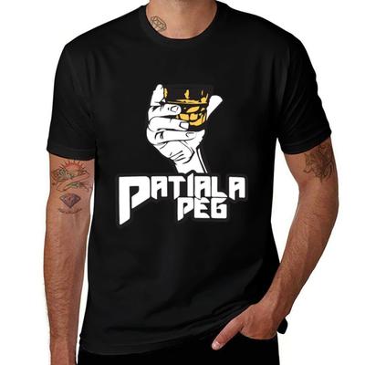Футболка Patiala Peg, футболка в стиле пенджабской поп-культуры, набор хлопковых футболок.