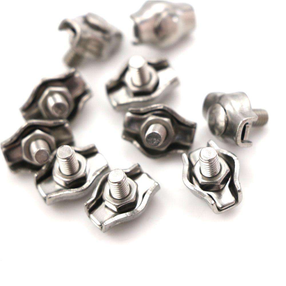 Hardware Fixing Tool Egg Shape Rope Simple Grip Rigging Thimbles Bolt Clip Wire Rope Clamp Caliper