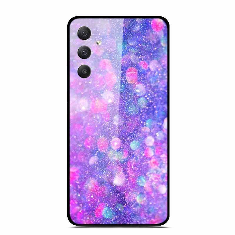 Чехол для телефона Samsung A35 5G - Персонализированный Цветной Закаленный Стеклянный, Противоударный.