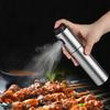 Silver Olive Oil Sprayer Bottle Stainless Steel Pump Oil Dispenser for Cooking Frying Grilling