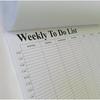 Weekly To Do List notepad, Hourly Schedule, Monday-Sunday, 6am-10pm,Task Planner & Activity Log Notepad – 8.5 x 11” Undated Daily & Hourly