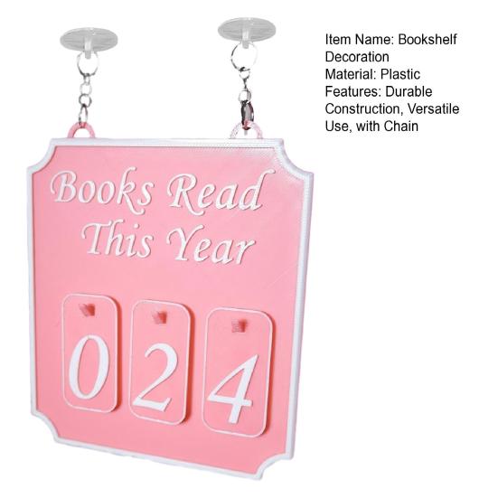 Украшение книжной полки Набор цифровых карточек Мотивационный трекер чтения Прогресс чтения Литературный декор Акценты для книжной полки