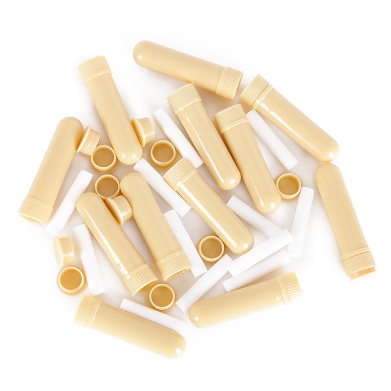 12Pcs Essential Oil Blank Nasal Inhaler Tubes Muti Color Blank Nasal Containers