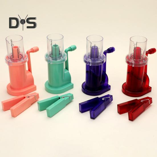 Ручная намотка шнура, компактный размер, эффективный органайзер для вязания шнура, портативная вязальная машина для самостоятельного изготовления катушек