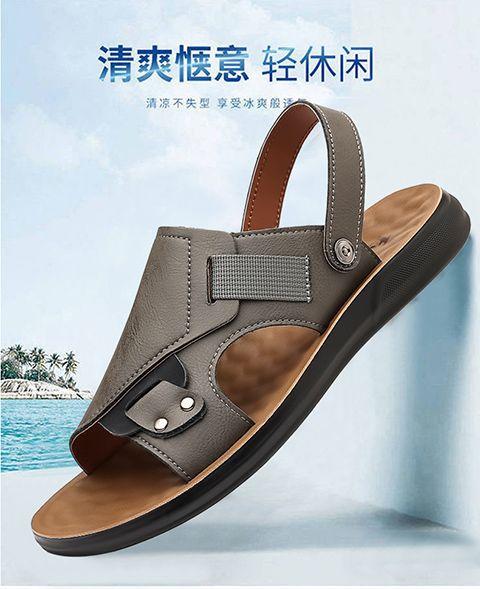 Мужские сандалии на лето 2025 года, повседневные сандалии для носки и прохладные шлепанцы, мужской модный тренд