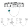 Double Chain Bracelet Charms Fit 9mm Bracelet DIY Bracelet Kit  DIY Bracelet Making