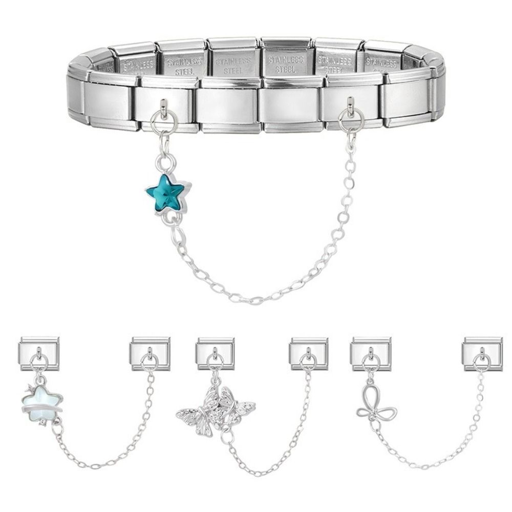 Double Chain Bracelet Charms Fit 9mm Bracelet DIY Bracelet Kit DIY Bracelet Making