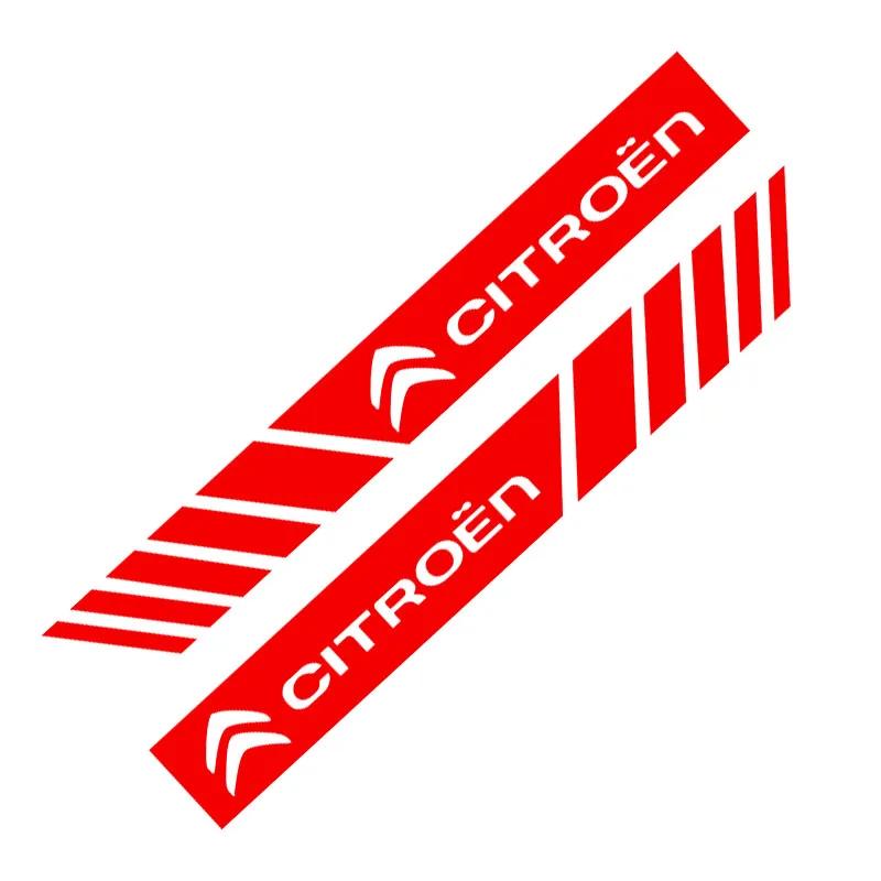 2PCS Car Styling Rearview Mirror Decoration Sticker Emblems For Citroen C1 C2 C3 C4 C5 Berlingo Xsara C8 C4L DS3 DS4 DS5LS DS6 ajy256