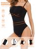 Elastic Bodysuit for Women Tummy Control Shapewear Seamless Sculpting Thong Body Shaper Slimmer Slimming Tank Top