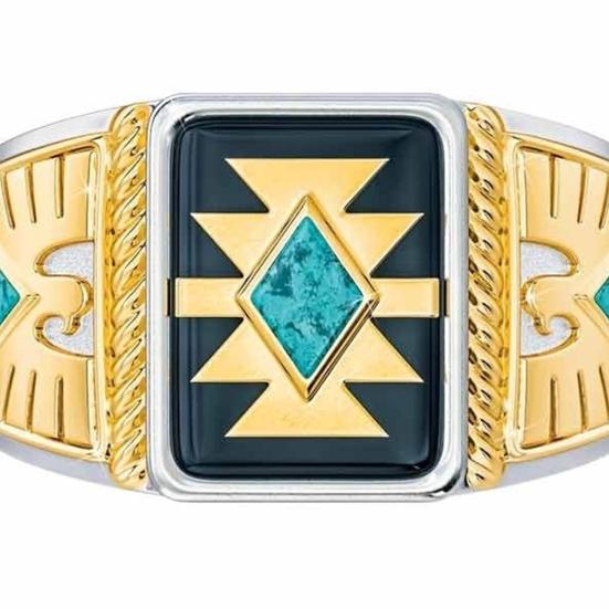 Резные костяшки пальцев Креативное антикварное кольцо с тотемом и резным символом орла на каждый день