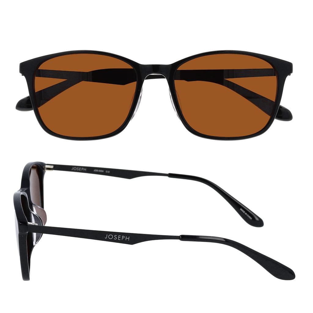 JOSEPH Поляризованные солнцезащитные очки для женщин и отраженные УФ УФ оправа, совместимая с рецептурными линзами [] мужчины, поляризованные, легкие, защита, защита, JOS-5004