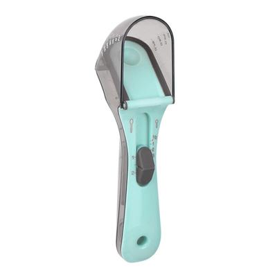 Мерный совок для корма для домашних животных со шкалой, точный контроль, регулируемый мерный стакан для корма для домашних животных, корм для домашних животных