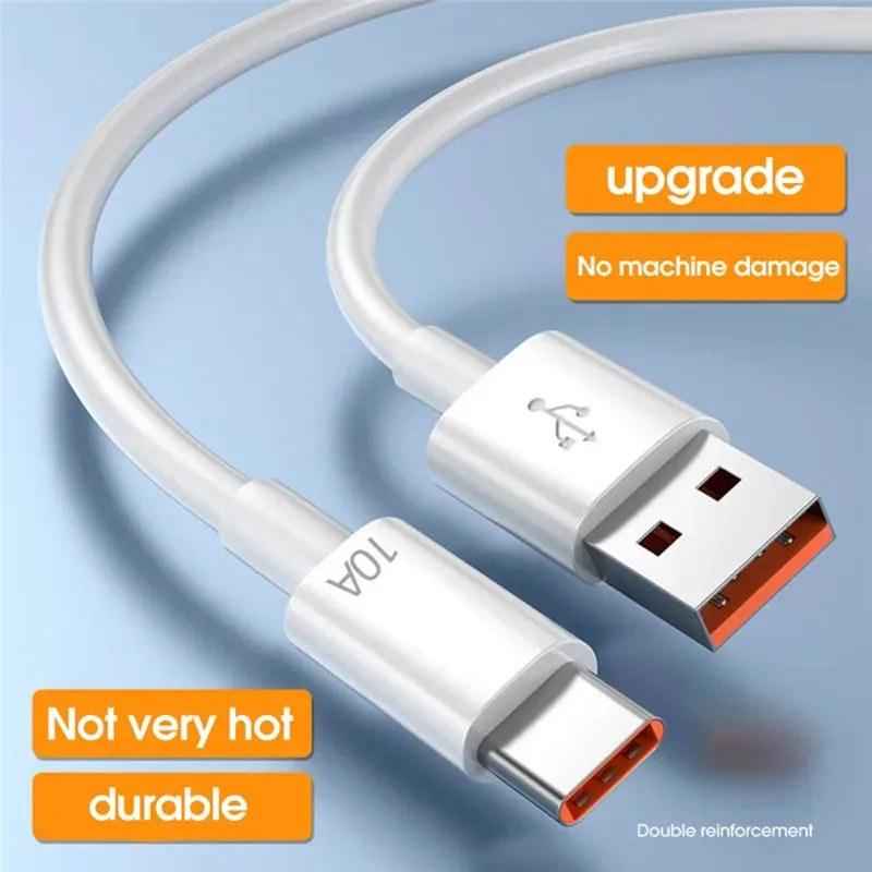 120W 10A USB Type C USB Cable Super Fast Charing Line for iPhone 15 Xiaomi 12 Samsung Huawei Quick Charge USB C Cables Data Cord
