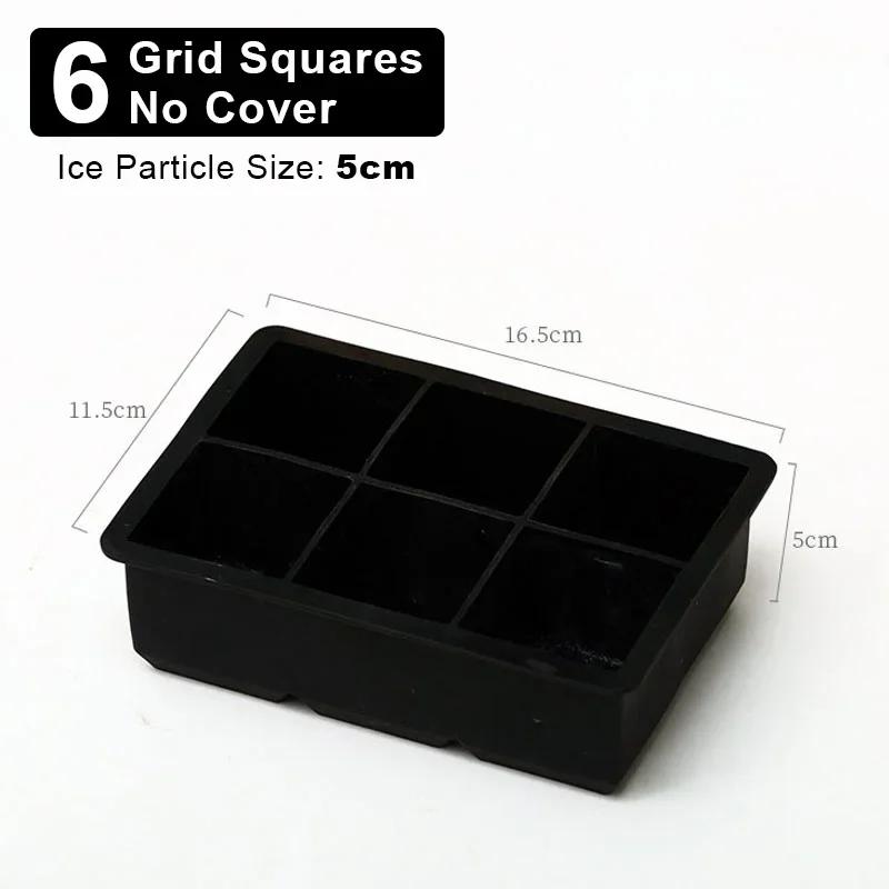 4/6/8/15Grids Silicone Ice Cube Molds Spherical Ice Cube Molds Ice Cream Ice Cube Making Machine Reusable Whiskey Ice Cube Molds