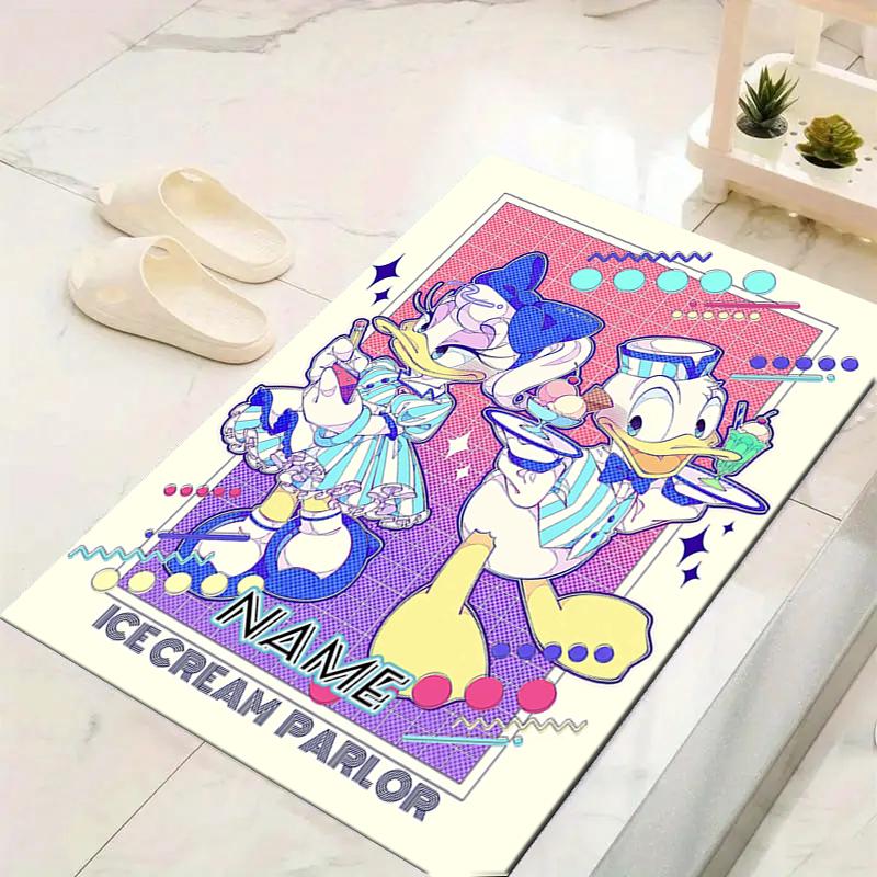 Custom 1Pc Daisy Duck Daisy Day Rug Office Carpet Indoor Outdoor Entrance Doormat Nonslip Soft And Comfortable Living Room D91630
