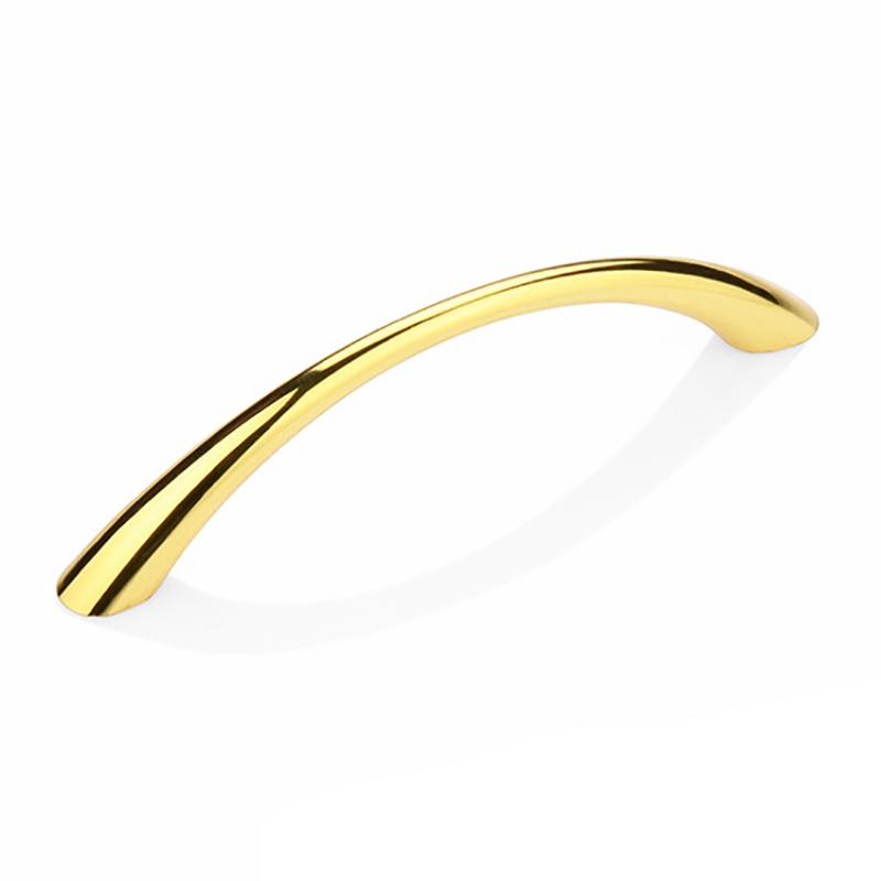 Ручка для двери шкафа из цинкового сплава, простая изогнутая ручка для ящика, многофункциональная ручка для гардероба, обувницы, мебельная фурнитура