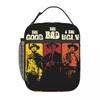 The Good The Bad And The Ugly Clint Eastwood Insulated Lunch Bag for Women Kids Portable Food Boxes Thermal Lunch Box Tote