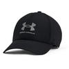 Кепка мужская Iso-Chill Under Armour Armorvent Fitted черная, (001)/Светло-серый, средний/большой
