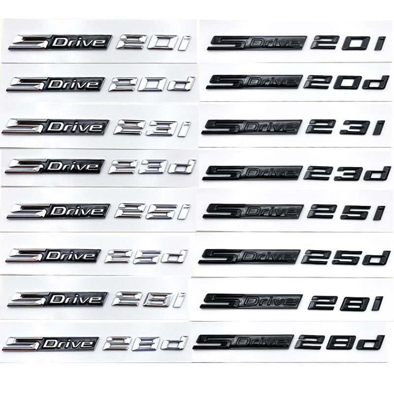 3D SDrive 20i 23i 25i 28i 20d 23d 25d 28d Автомобильный Значок на Крыло Наклейка на Багажник Для BMW M X1 X3 X4 X5 X6 X7 GT Логотип Аксессуары