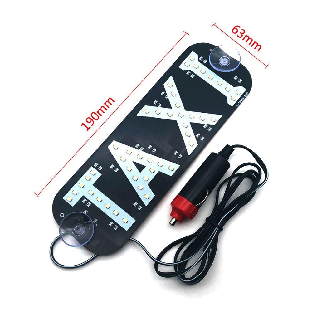 LED Taxi Light With/without Switch 45SMD 2835 Car Signal Lamp Cab Indicator Light Panel Signal Beacon Windscreen Car Accessory