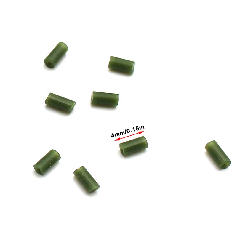 200pcs Carp Fishing Accessories Hook Silicone Tube Anti-tangle Rig Tubing Fit Over Hook 2/4/6/8 For Carp Fishing Tackle