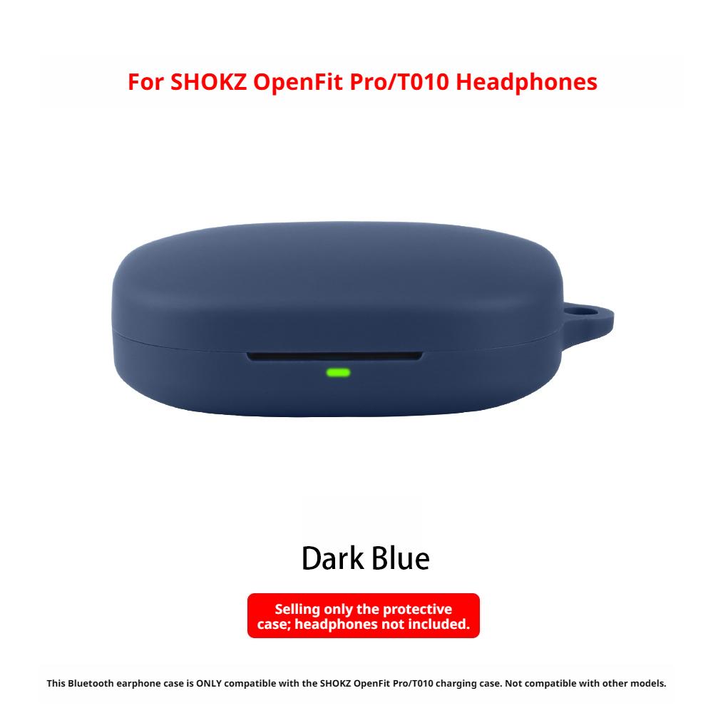 Soft Silicone Protective Case For Shokz Openfit Pro T010 Anti Scratch Shockproof Full Cover Charging Case Protector Electronics