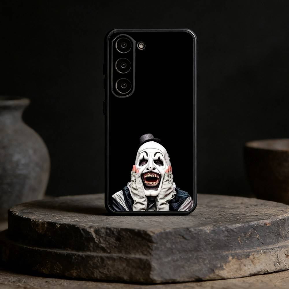 Art the Clown horror T-Terrifier Phone Case For Samsung Galaxy A13,21s,22,31,32,52,53,71,72,73,Soft Black Cover