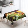 Скатерть с принтом для торта для гурманов, украшение на день рождения, кухонный ресторанный стол, устойчивая к пятнам, водонепроницаемая