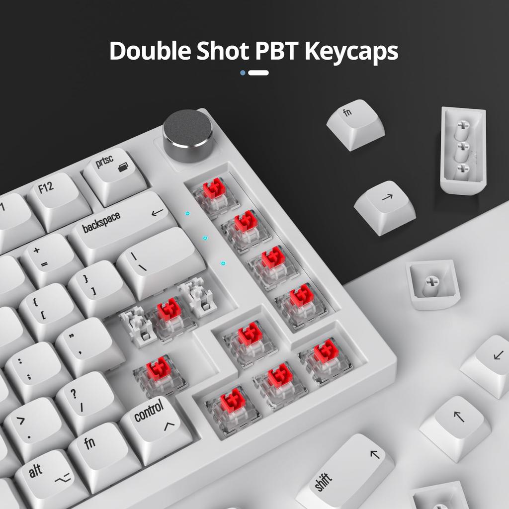 XDA Profile PBT Keycaps 60%, Custom Gaming Keycaps Dye-Sublimation for ANSI US and Layout Cherry Gateron MX Switch Mechanical Keyboard (PINGG English)