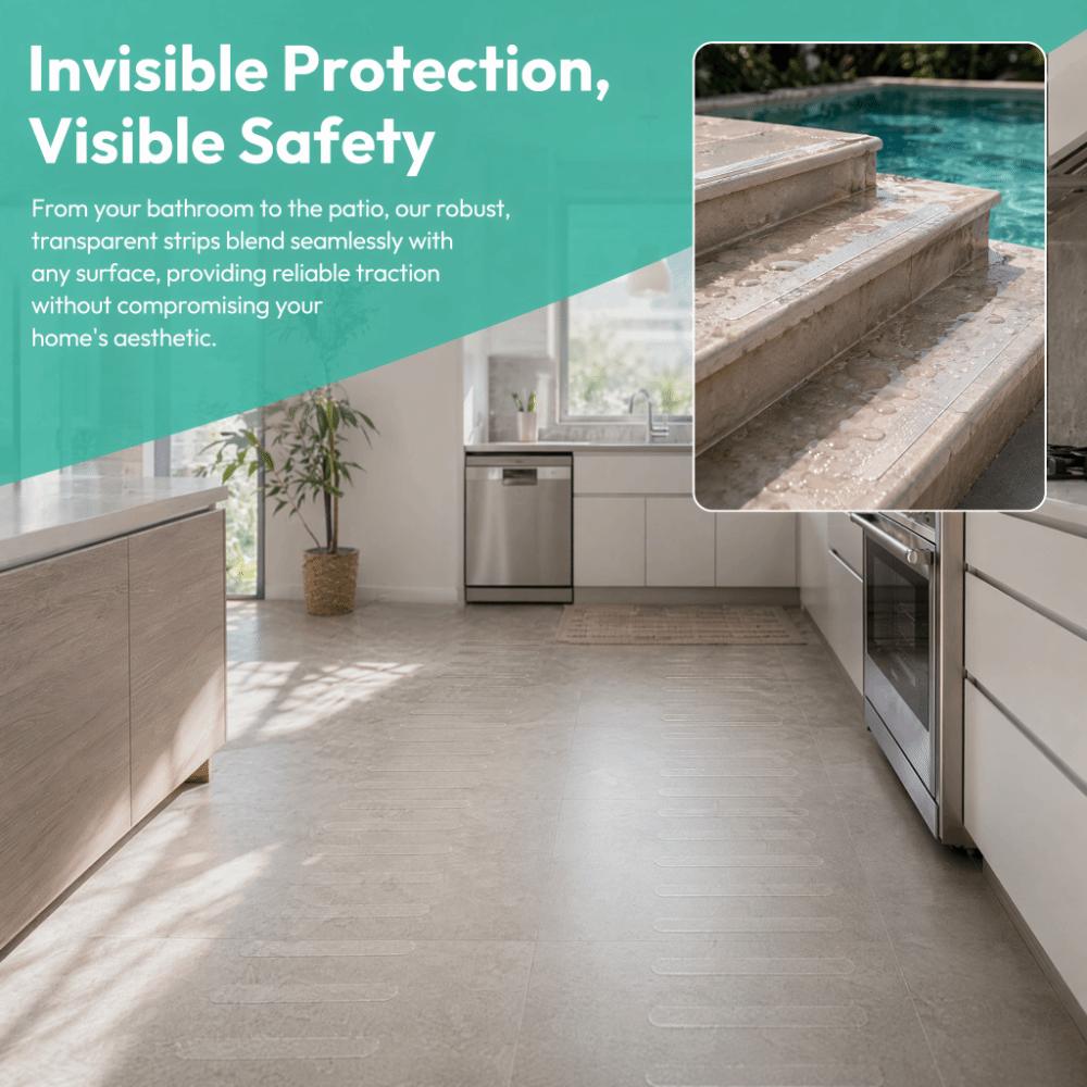 24 PCS PEVA Anti Slip Strip Self Adhesive Bathtub Sticker Practical Non Slip Sticker Family