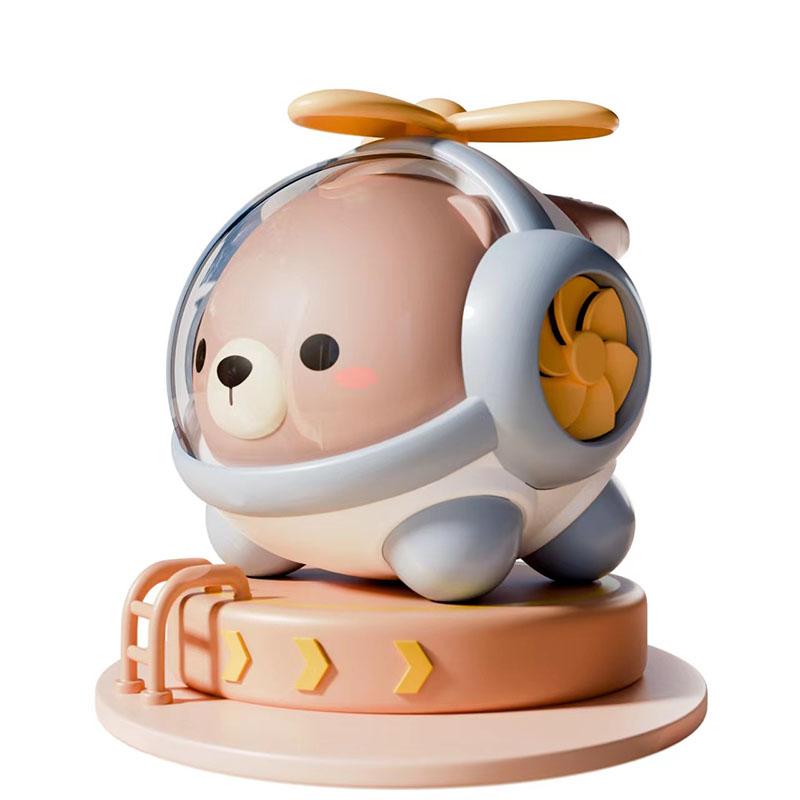 Cartoon fun bear can whistle outdoors with hanging rope cute horn airplane puzzle mouth muscle training children's toy