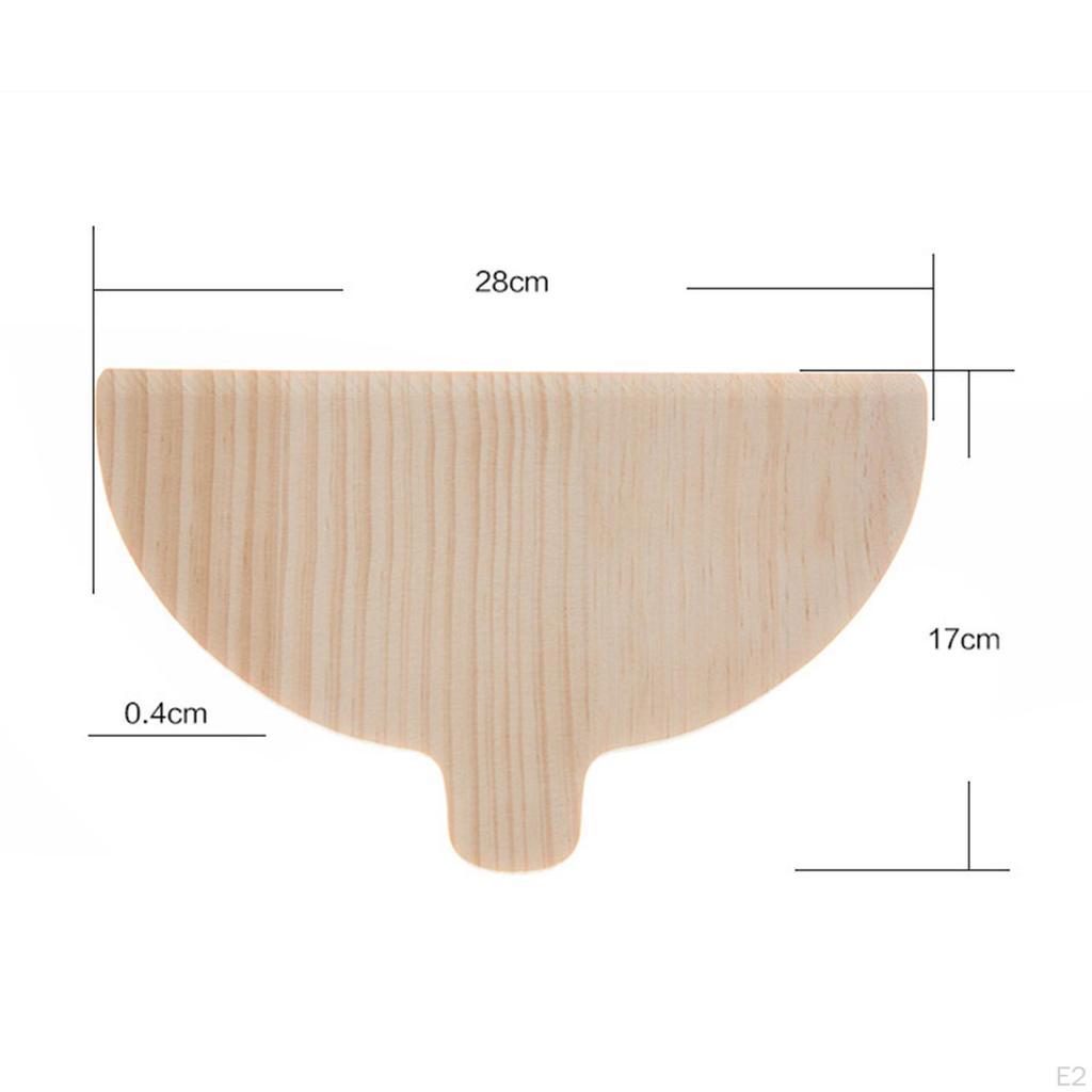 2 шт. лопатка для пиццы специальный инструмент полукруглый удобный аксессуар для хранения портативный деревянный