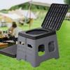 Foldable Car Toilet with Lid Portable Anti-odor Restroom Versatile Bedpan for Camping Travel Space-Saving Outdoor Hiking Toilet