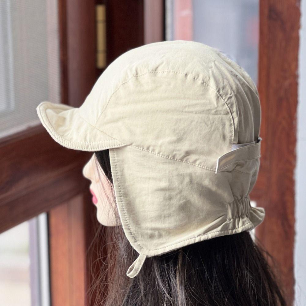 Ветрозащитная бархатная шапка-пилот однотонная зимняя шапка японская шапка-бомбер для улицы