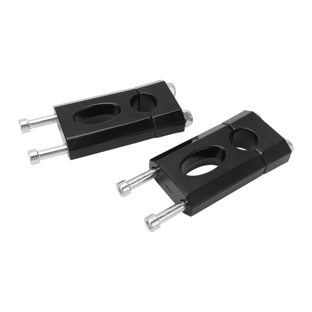 1 Pair Handlebar Mount Clamp Riser 78in Aluminum Black Coating Handlebar Lift Clip for Motorcycle